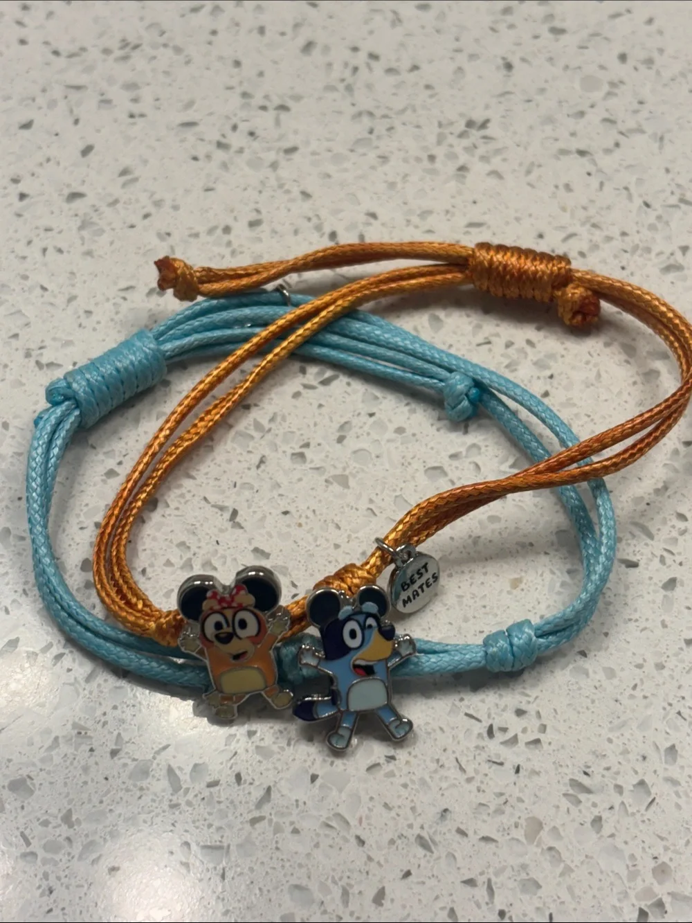 Disney park exclusive Bluey and Bingo Mickey and Minnie Ears bracelets